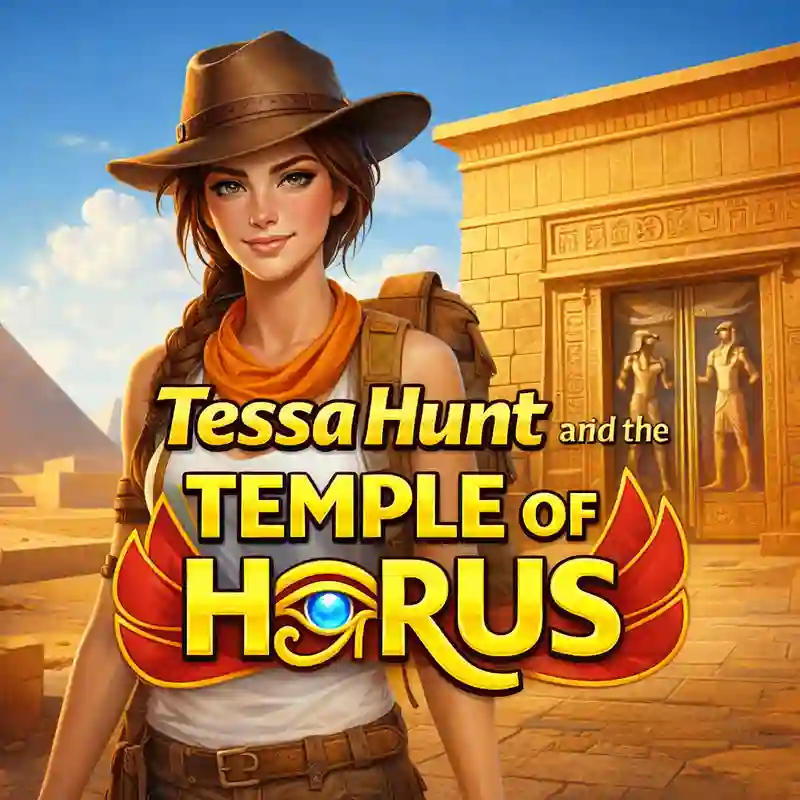 Tessa Hunt and The Eye of Horus Slot Game Logo